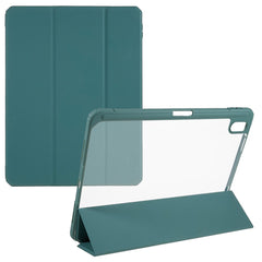 MUTURAL For iPad (2025) / 10.9 (2022) Hybrid TPU+PC Full-Body Protective Case Transparent Back Shockproof Stand Cover with Pen Slot