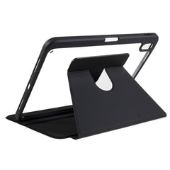 MUTURAL for iPad (2025) / 10.9 (2022) PU Leather Stand Tablet Case Clear Transparent Back Shockproof Protective Cover with Pen Holder