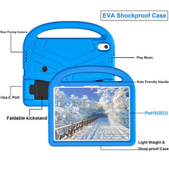 Für iPad (2025) / 10.9 (2022) Sparrow Style EVA-Hülle, faltbarer Ständer, sturzsichere Tablet-Schutzhülle mit tragbarem Griff 