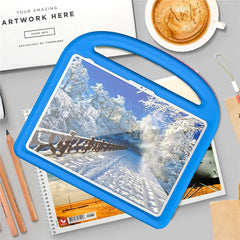 Für iPad (2025) / 10.9 (2022) Sparrow Style EVA-Hülle, faltbarer Ständer, sturzsichere Tablet-Schutzhülle mit tragbarem Griff 