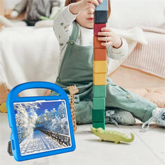 Für iPad (2025) / 10.9 (2022) Sparrow Style EVA-Hülle, faltbarer Ständer, sturzsichere Tablet-Schutzhülle mit tragbarem Griff 