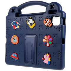 For iPad (2025) / 10.9 (2022) Drop-Proof EVA Tablet Cover Protective Case with Kickstand
