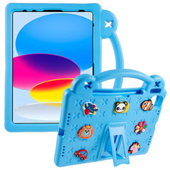 For iPad (2025) / 10.9 (2022) Drop-Proof EVA Tablet Cover Protective Case with Kickstand
