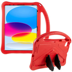 For iPad (2025) / 10.9 (2022) EVA Rugged Shockproof Tablet Cover Convertible Handle Kickstand Protective Kids Case