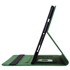 For iPad (2025) / 10.9 (2022) Butterfly Flower Imprinted PU Leather Card Holder Stand Smart Tablet Case with Pencil Holder