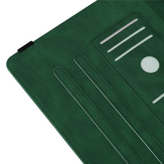 For iPad (2025) / 10.9 (2022) Butterfly Flower Imprinted PU Leather Card Holder Stand Smart Tablet Case with Pencil Holder