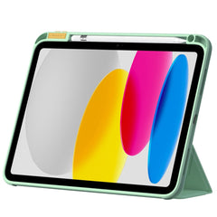 Étui de protection en cuir avec découpes précises pour iPad (2025) / 10.9 (2022) de NILLKIN, avec fonction veille/réveil automatique et support 