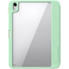 Étui de protection en cuir avec découpes précises pour iPad (2025) / 10.9 (2022) de NILLKIN, avec fonction veille/réveil automatique et support 