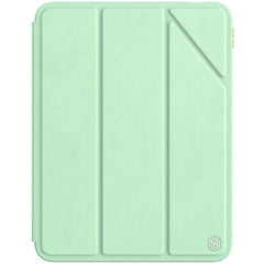 Étui de protection en cuir avec découpes précises pour iPad (2025) / 10.9 (2022) de NILLKIN, avec fonction veille/réveil automatique et support 