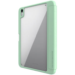 Étui de protection en cuir avec découpes précises pour iPad (2025) / 10.9 (2022) de NILLKIN, avec fonction veille/réveil automatique et support 