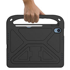 Für iPad (2025) / 10.9 (2022) Tragbare Handgriff-EVA-Tablet-Hülle Faltbarer Ständer Stoßfeste Schutzhülle 