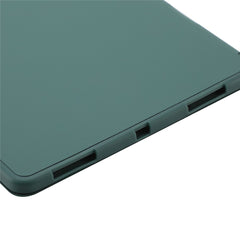 For iPad Pro 12.9 (2022) / (2021) / (2020) Skin-touch PU Leather Case Full Protection Tri-fold Stand Tablet Cover with Auto Wake / Sleep Cover and Pen Slot