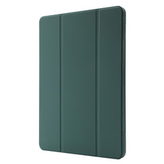 For iPad Pro 12.9 (2022) / (2021) / (2020) Skin-touch PU Leather Case Full Protection Tri-fold Stand Tablet Cover with Auto Wake / Sleep Cover and Pen Slot