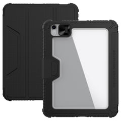 Étui en cuir PU pour tablette NILLKIN Armor Pro Series pour iPad (2025) / 10.9 (2022), avec coque coulissante pour appareil photo et support 