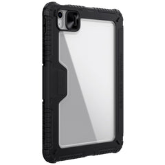 Étui en cuir PU pour tablette NILLKIN Armor Pro Series pour iPad (2025) / 10.9 (2022), avec coque coulissante pour appareil photo et support 