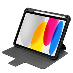 NILLKIN Bumper Leather Case Pro für iPad (2025) / 10.9 (2022) Abnehmbare Tablet-Hülle aus PU-Leder mit Standfunktion 