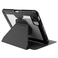 NILLKIN Bumper Leather Case Pro für iPad (2025) / 10.9 (2022) Abnehmbare Tablet-Hülle aus PU-Leder mit Standfunktion 