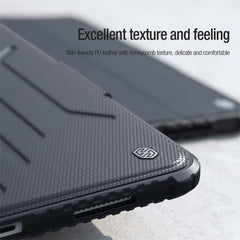 NILLKIN Bumper Leather Case Pro für iPad (2025) / 10.9 (2022) Abnehmbare Tablet-Hülle aus PU-Leder mit Standfunktion 