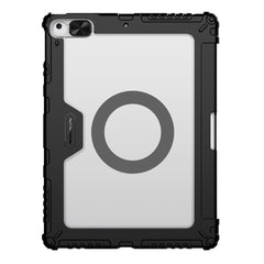 NILLKIN Pro Leather Drop-proof Tablet Case for iPad 10.2 (2021) / (2019) / (2020) , Detachable Tablet Case 360-degree Rotary Stand Cover