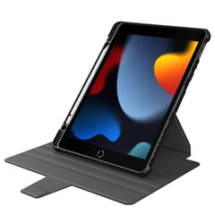 NILLKIN Pro Leather Drop-proof Tablet Case for iPad 10.2 (2021) / (2019) / (2020) , Detachable Tablet Case 360-degree Rotary Stand Cover
