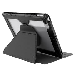 NILLKIN Pro Leather Drop-proof Tablet Case for iPad 10.2 (2021) / (2019) / (2020) , Detachable Tablet Case 360-degree Rotary Stand Cover