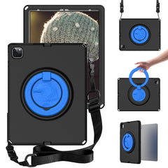 For iPad Pro Pro 13 (2024) / Air 13 (2025) / (2024) / 12.9 (2022) / (2021) / (2020) / (2018) EVA Case with Shoulder Strap, Screen Film