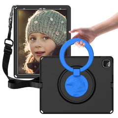 For iPad Pro Pro 13 (2024) / Air 13 (2025) / (2024) / 12.9 (2022) / (2021) / (2020) / (2018) EVA Case with Shoulder Strap, Screen Film