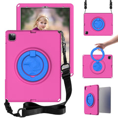 For iPad Pro Pro 13 (2024) / Air 13 (2025) / (2024) / 12.9 (2022) / (2021) / (2020) / (2018) EVA Case with Shoulder Strap, Screen Film