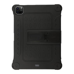 Étui de protection en silicone souple avec béquille pour iPad Pro 12.9 (2018) / (2020) / (2021) / (2022) 
