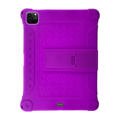Étui de protection en silicone souple avec béquille pour iPad Pro 12.9 (2018) / (2020) / (2021) / (2022) 