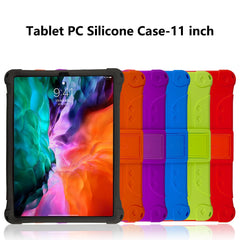 Étui de protection en silicone souple avec béquille pour iPad Pro 12.9 (2018) / (2020) / (2021) / (2022) 