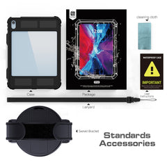 Coque étanche SHELLBOX pour iPad (2025) / 10.9 (2022) IP68, protection sous-marine, anti-poussière et antichoc 