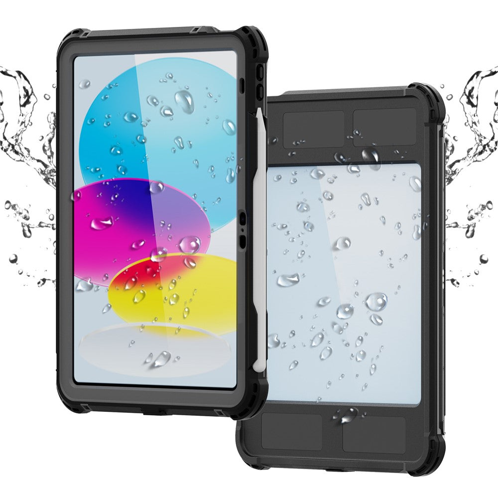 Coque étanche SHELLBOX pour iPad (2025) / 10.9 (2022) IP68, protection sous-marine, anti-poussière et antichoc 