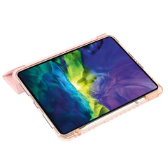 For iPad Pro 12.9-inch (2018) / (2020) / (2021) / (2022) Trifold Stand Tablet Case PU Leather + Clear Acrylic Shell