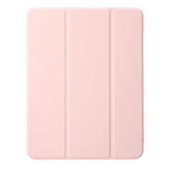 For iPad Pro 12.9-inch (2018) / (2020) / (2021) / (2022) Trifold Stand Tablet Case PU Leather + Clear Acrylic Shell