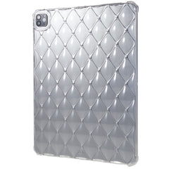 TPU Tablet Case for iPad Pro 12.9 (2022) / (2021) / (2020) Airbag Diamond Texture Clear Anti-drop Cover