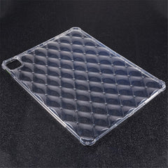 TPU Tablet Case for iPad Pro 12.9 (2022) / (2021) / (2020) Airbag Diamond Texture Clear Anti-drop Cover