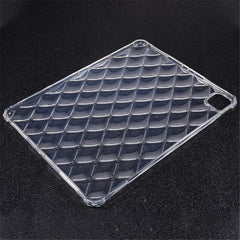TPU Tablet Case for iPad Pro 12.9 (2022) / (2021) / (2020) Airbag Diamond Texture Clear Anti-drop Cover