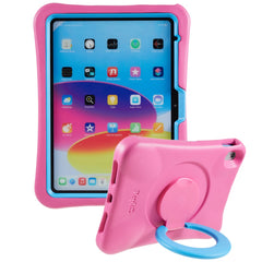Étui antichoc PEPKOO pour iPad (2025) / 10.9 (2022) avec support rotatif à 360 degrés et protection EVA 