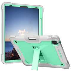 Étui de protection en silicone et PC avec porte-crayon pour iPad Pro 12.9 (2018) / (2020) / (2021) / (2022) 