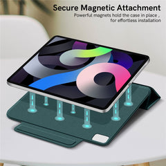 AHASTYLE IP03 Tablet Case for iPad Pro 11 (2018) / (2020) / (2021) / (2022) / iPad Air (2020) / (2022) PU Leather Tri-fold Stand Magnetic Cover