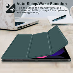 AHASTYLE IP03 Tablet Case for iPad Pro 11 (2018) / (2020) / (2021) / (2022) / iPad Air (2020) / (2022) PU Leather Tri-fold Stand Magnetic Cover