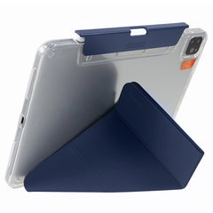 MUTURAL For iPad Pro 11 (2020) / (2021) / (2022) Tablet Case PU Leather Origami Stand Cover with Detachable Pencil Holder