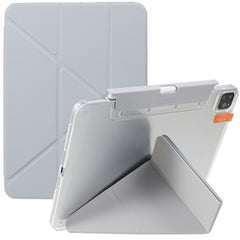 MUTURAL For iPad Pro 11 (2020) / (2021) / (2022) Tablet Case PU Leather Origami Stand Cover with Detachable Pencil Holder