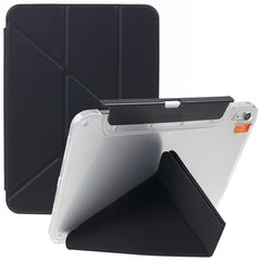 MUTURAL For iPad (2025) / 10.9 (2022) PU Leather Tablet Case Origami Stand Folio Cover with Detachable Pencil Holder