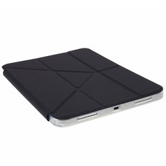 MUTURAL For iPad (2025) / 10.9 (2022) PU Leather Tablet Case Origami Stand Folio Cover with Detachable Pencil Holder