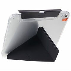 MUTURAL For iPad (2025) / 10.9 (2022) PU Leather Tablet Case Origami Stand Folio Cover with Detachable Pencil Holder