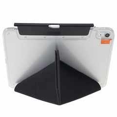 MUTURAL For iPad (2025) / 10.9 (2022) PU Leather Tablet Case Origami Stand Folio Cover with Detachable Pencil Holder