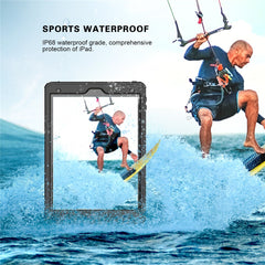 FS IP68 Waterproof Case for iPad 10.2 (2021) / (2020) / (2019) , Full Body Anti-Scratch Protective Tablet Cover with Screen Protector
