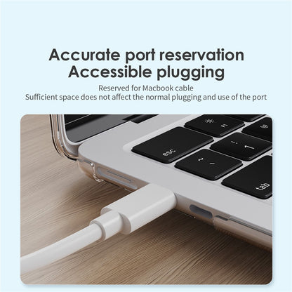 LENTION For Macbook Air 15 inch (2023) M2 A2941 / (2024) A3114 M3 Hard PC Case Full Protection Anti-Scratch Laptop Cover